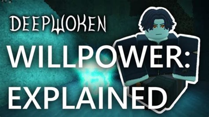 What does willpower do in Deepwoken?