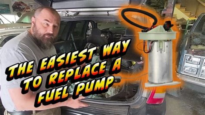 What else should I replace when replacing a fuel pump?