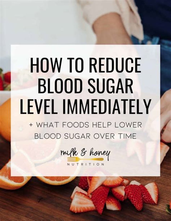 What food brings down blood sugar?