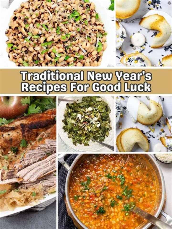 What food brings good luck on New Year's Day?