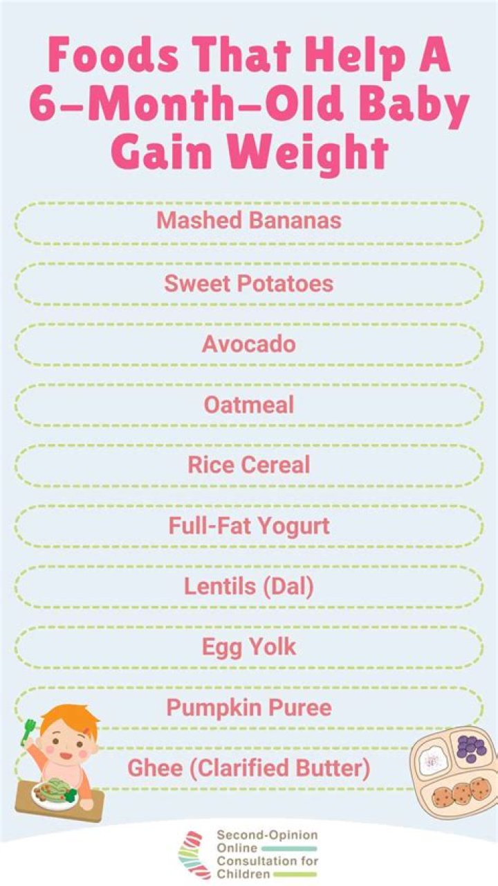 What foods can a 6 month old baby eat?