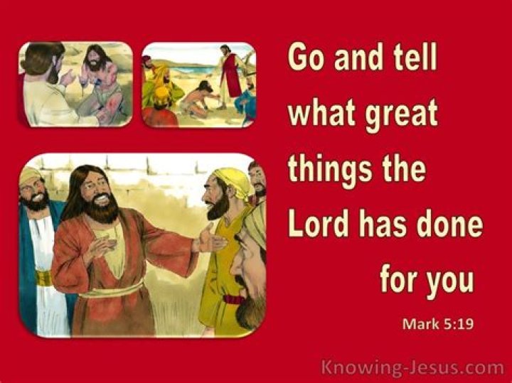 What great things the Lord has done for you?