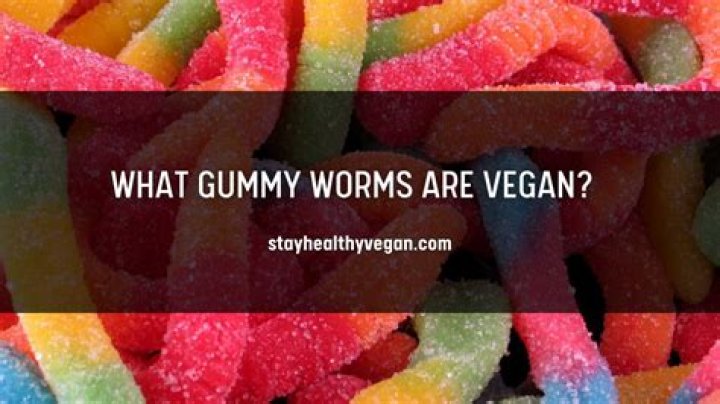 What gummy worms are vegan?