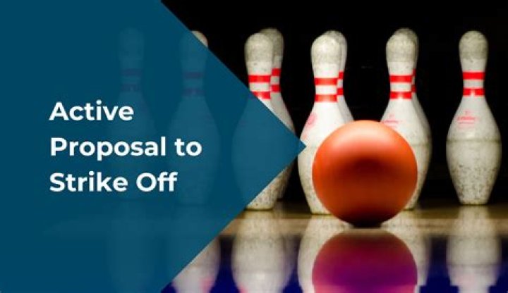 What happens after active proposal to strike off?