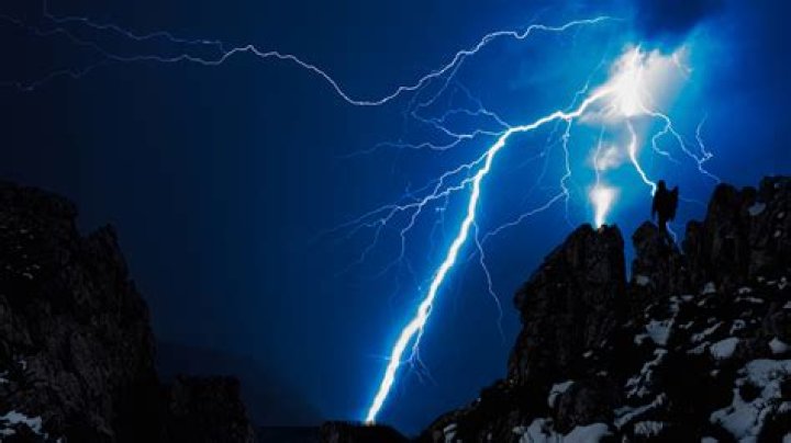 What happens if an EV is hit by lightning?