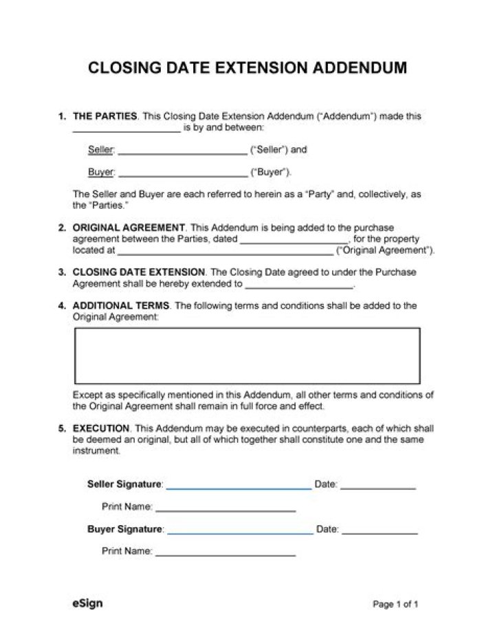 What happens if buyer doesn't close by closing date?