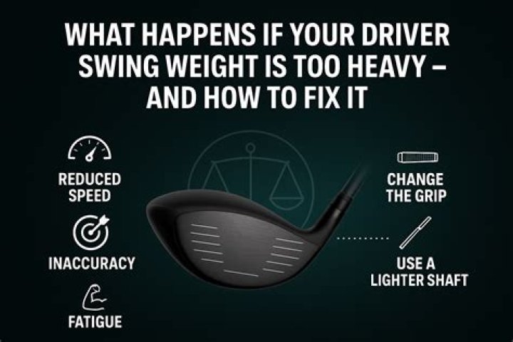 What happens if driver shaft is too heavy?