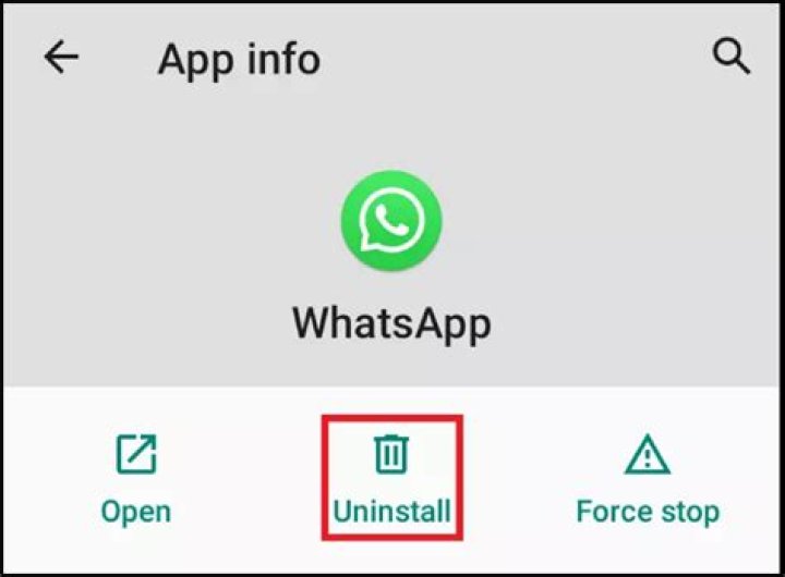 What happens if I delete WhatsApp and reinstall?