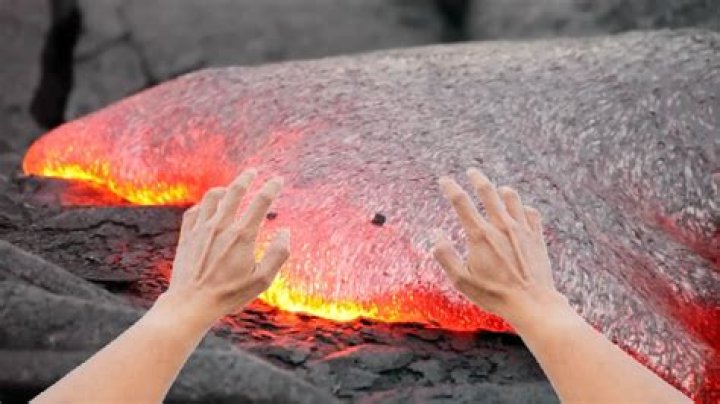 What happens if you touch lava for 1 second?