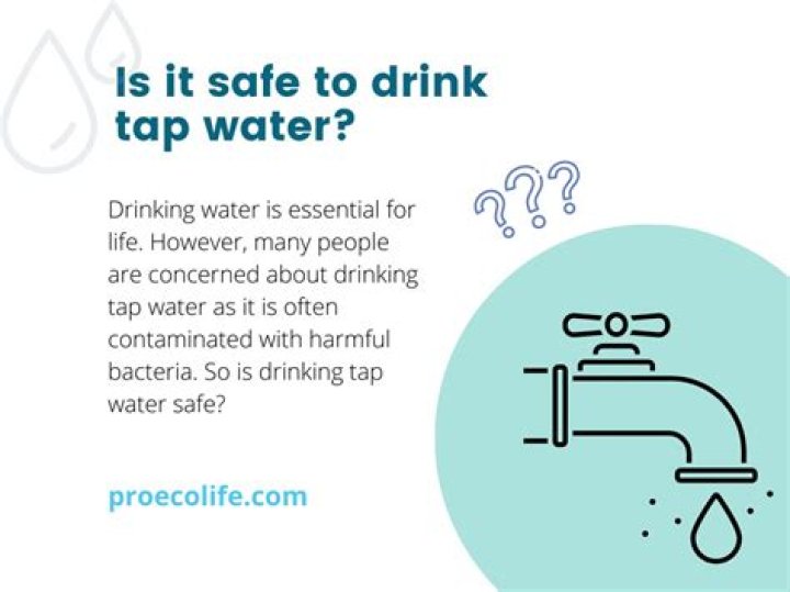 What happens to tap water when you let it sit?
