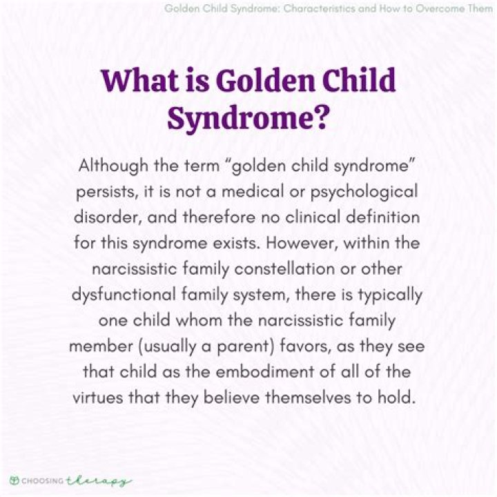 What happens to the golden child in adulthood?