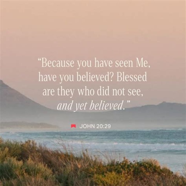 What happens when you believe Jesus?