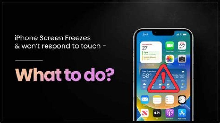 What happens when your iPhone screen freezes?