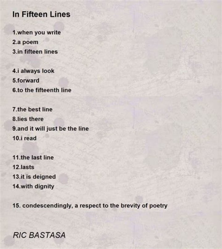 What is a 28 line poem called?