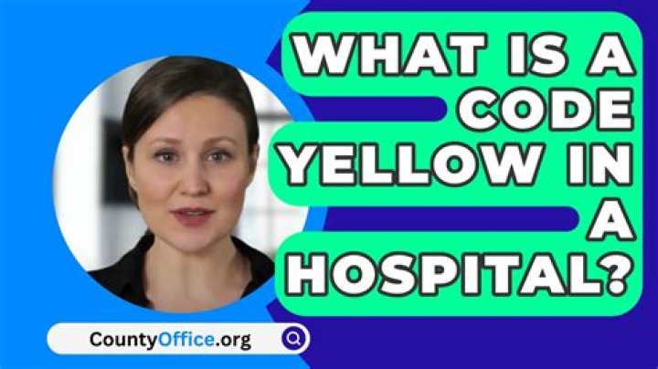 What is a code yellow patient?