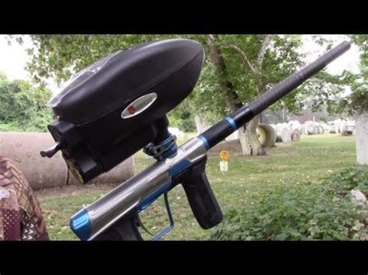 What is a hopper on a paintball gun?