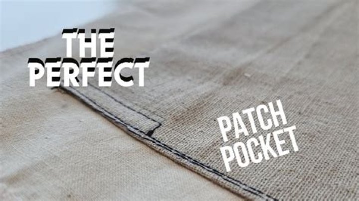 What is a patched pocket?