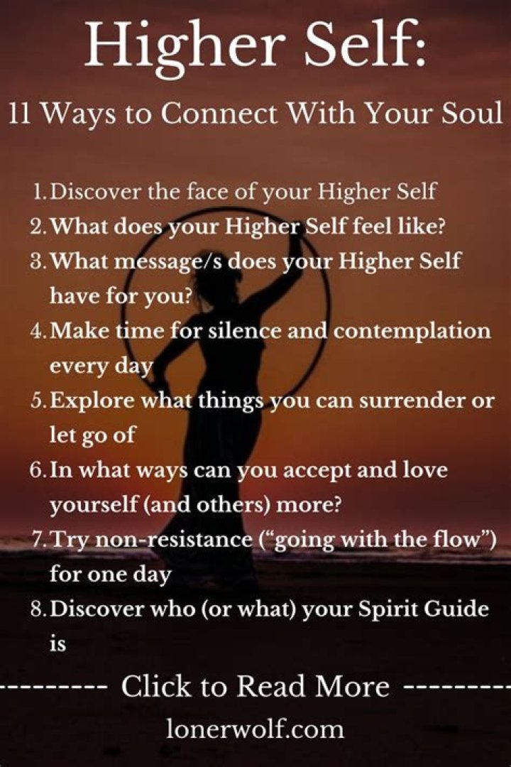 What is a person's higher self?