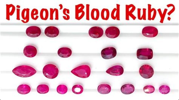 What is a pigeon blood ruby?
