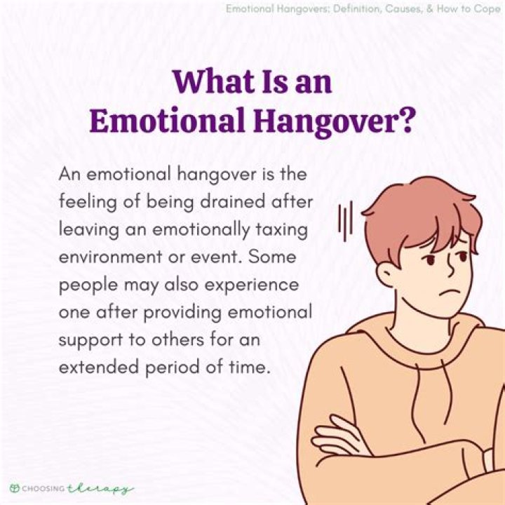 What is a social hangover?
