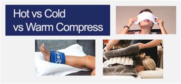 What is a warm compress for cyst?