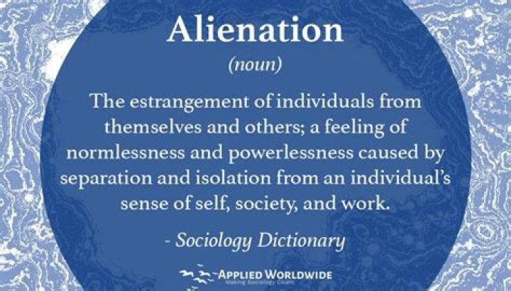 What is alienation society?