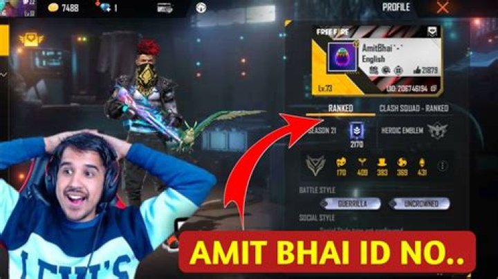 What is Amit Bhai ID?