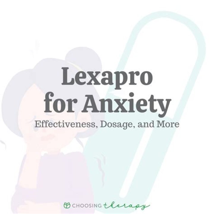 What is an alternative to Lexapro for anxiety?
