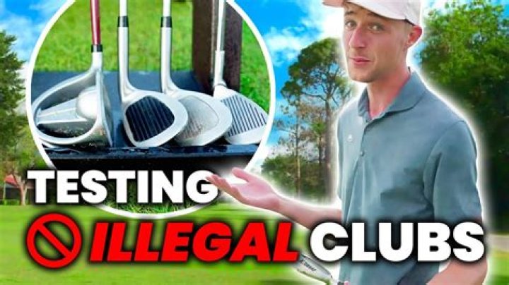 What is an illegal golf club?
