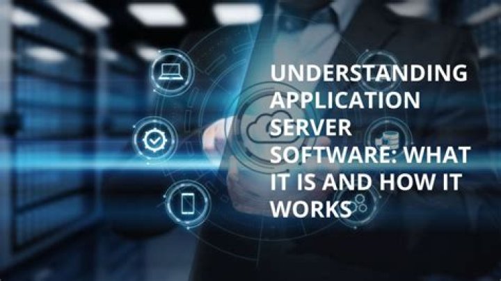 What is application server software?