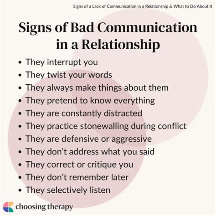 What is bad communication?