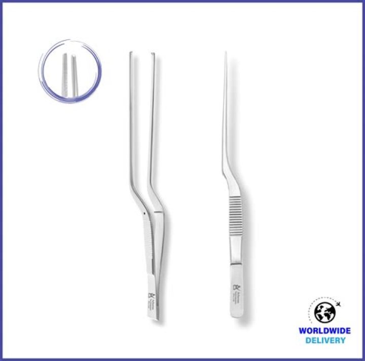 What is bayonet forceps?