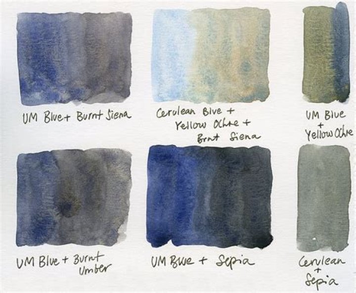 What is blue and grey mixed together?