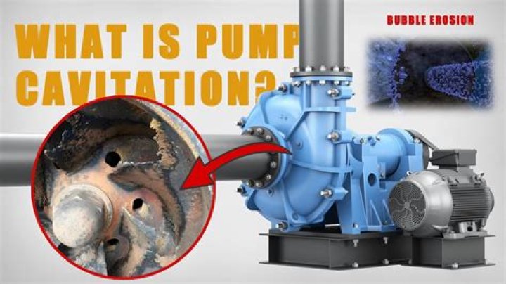 What is cavitation in pump?