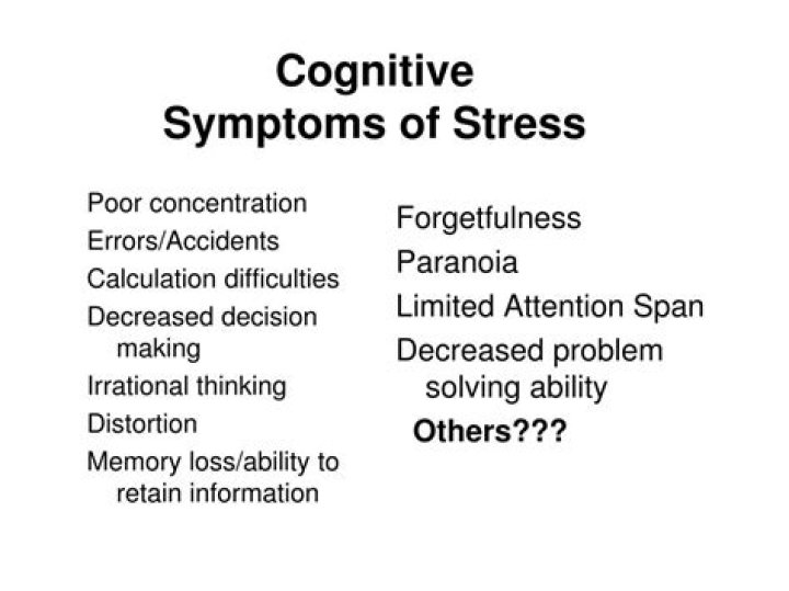 What is cognitive stress?
