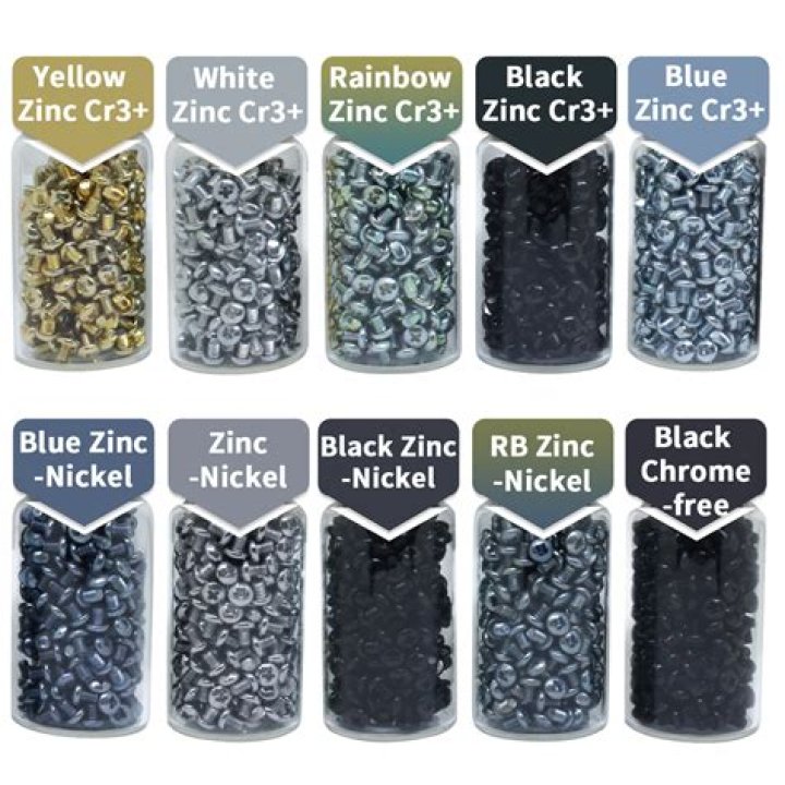 What is colored zinc used for?