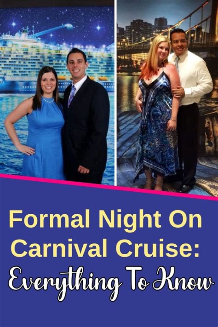 What is considered formal attire on a cruise ship?