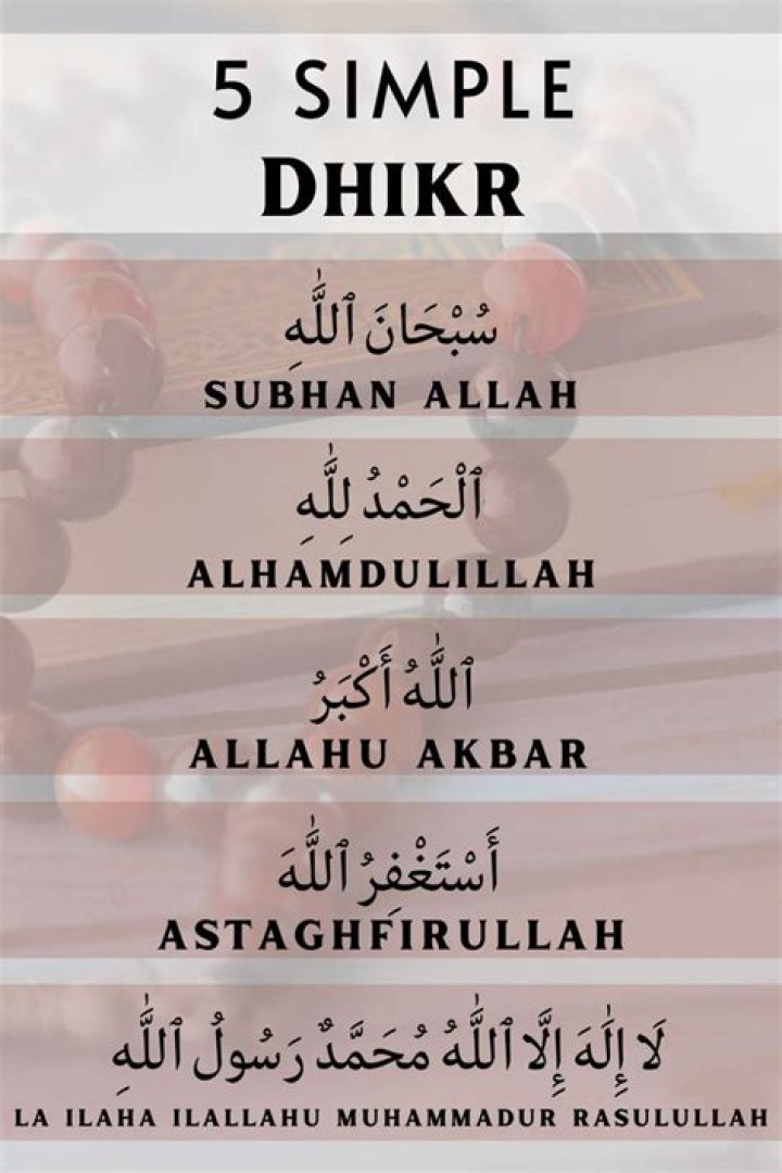 What is dhikr of Allah?