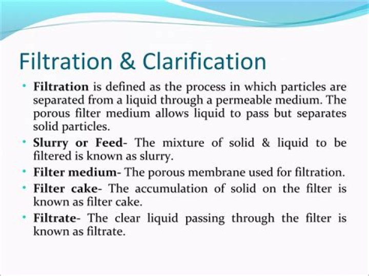 What is difference between clarification and filtration?