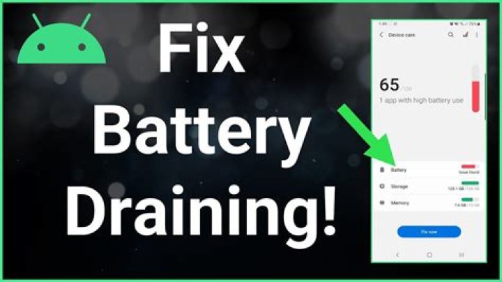 What is draining my Android battery?
