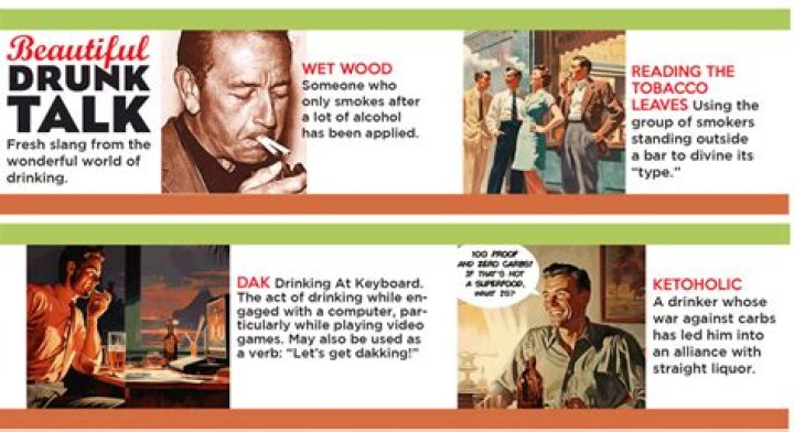 What is drunk talk called?