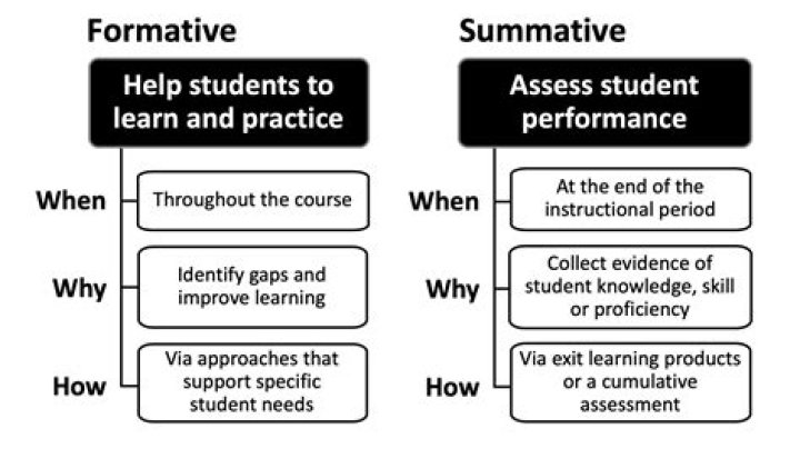What is formative and summative assessment?
