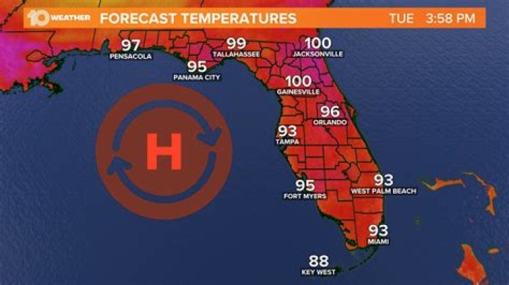 What is hottest month in Florida?