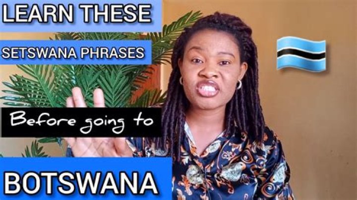 What is I am tired in Setswana?