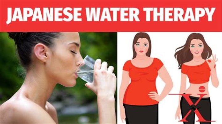 What is Japanese water therapy for weight loss?