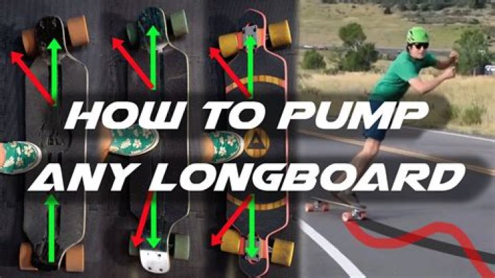 What is longboard pumping?