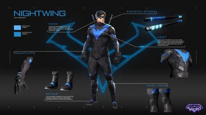 What is Nightwing's weapon?