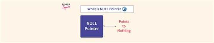 WHAT IS null pointer in C?