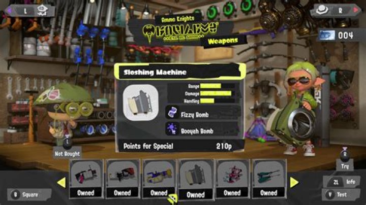 What is Pearl's main weapon Splatoon?
