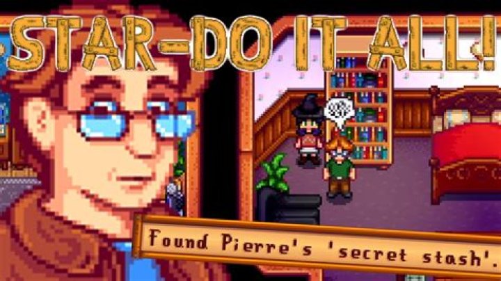 What is Pierre's secret stash Stardew?